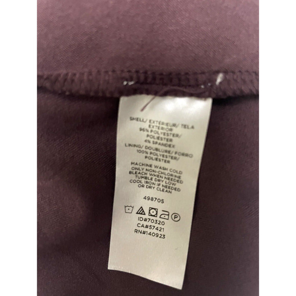 Loft Outlet Women's Large Purple Eyelet Cutout Back Dress - Picture 6 of 8